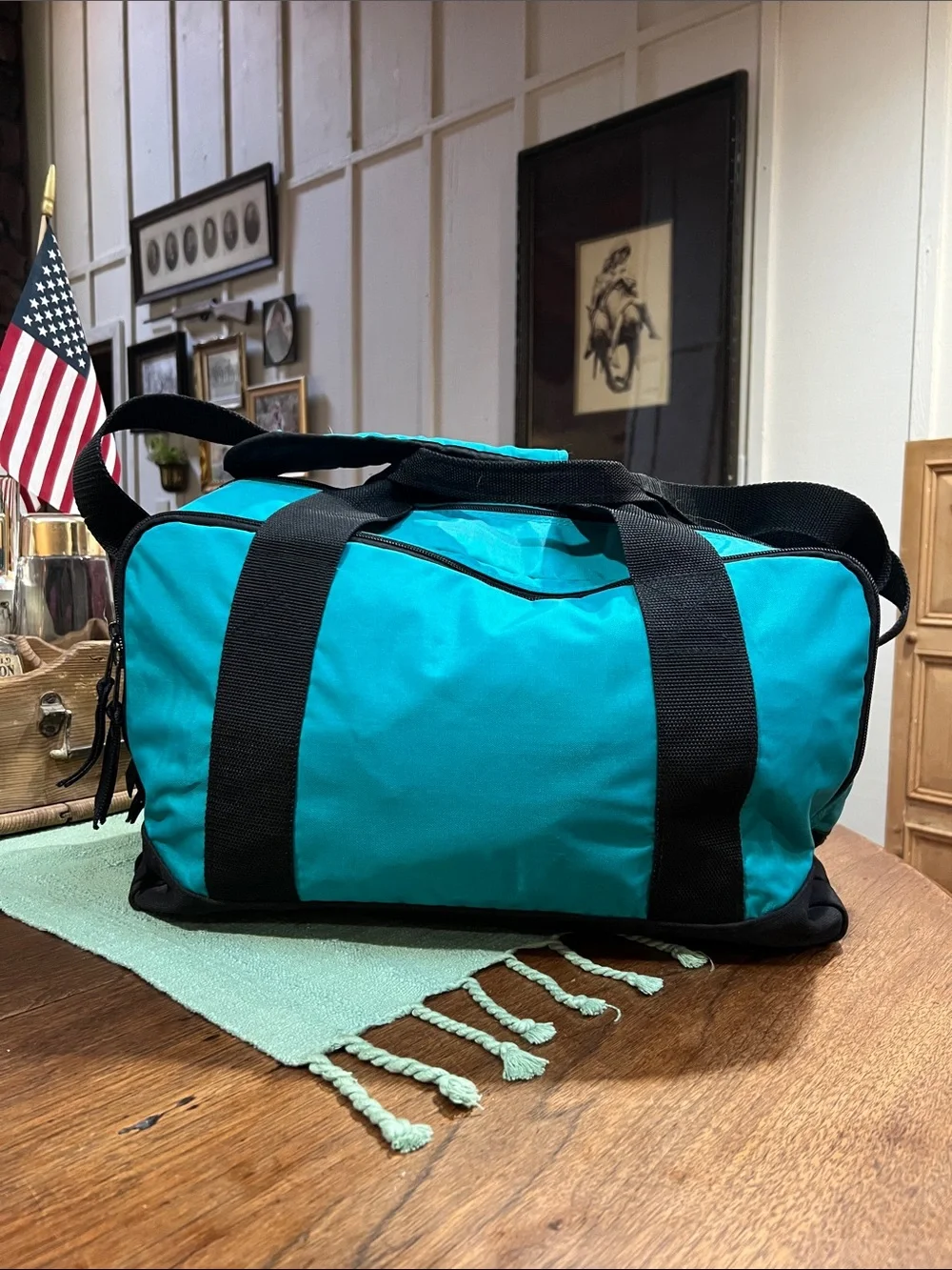 L.L. Bean Vintage Adventure Duffel Bag